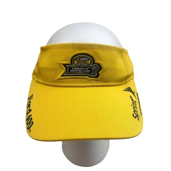 Nascar Chase for the Nextel Cup Ford 400 Miami 2005 Yellow Cap/Visor OS - Picture 1 of 9